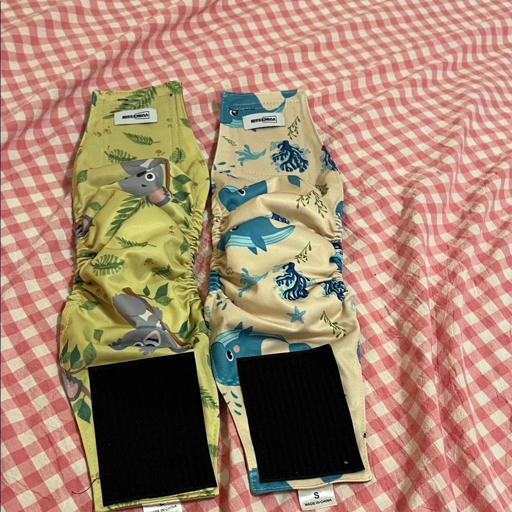 🐶Belly Bands. Whale and Koala. For little boy doggies. THESE WORK!